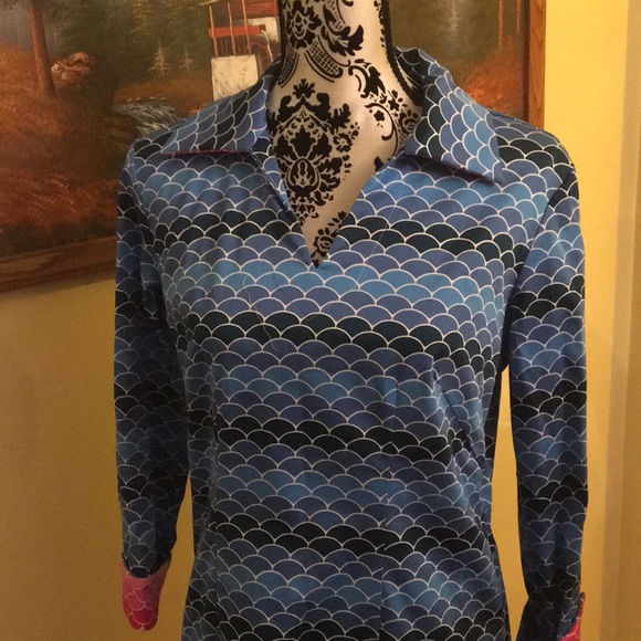 Melly M Long Sleeve Collared Dress Size 6 - Picture 2 of 6